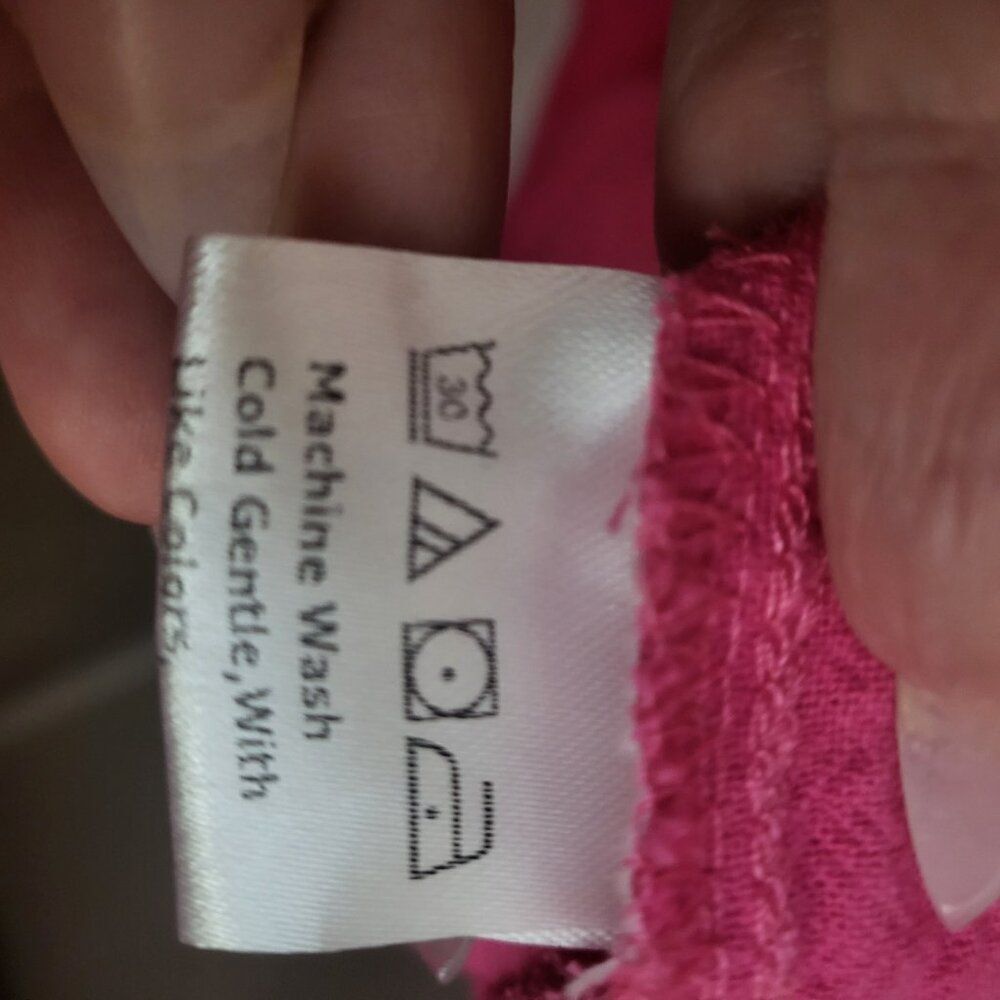 Bright Pink Plus Size Top - Picture 5 of 7